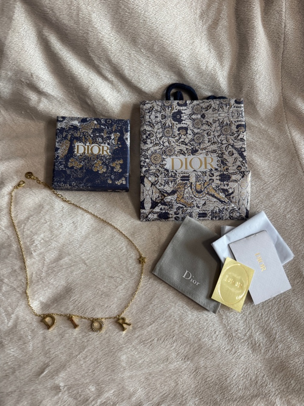 Dior Necklace with packaging